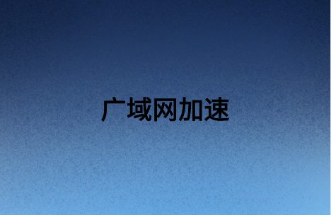 广域网加速技术提高企业网络传输速率